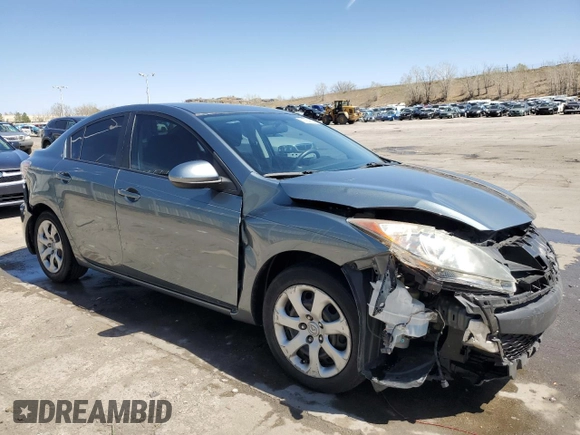 2012 Mazda 3 i Sport with VIN JM1BL1UF0C1533078, listed as a Copart auction lot 52734095 with 88,218 mi miles and Salvage Title. Bid and sale history available at DreamBid. Image 4.