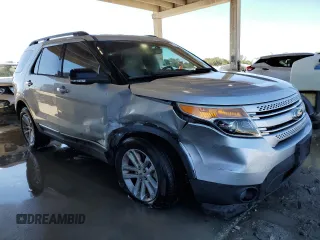2013 Ford Explorer XLT with VIN 1FM5K7D82DGC23206, listed as a Copart auction lot 87704465 with 122,098 mi miles and Salvage Title. Bid and sale history available at carsss.com. Image 4.