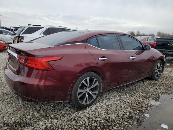 2017 Nissan Maxima SR with VIN 1N4AA6APXHC421739, listed as a Copart auction lot 81882804 with 154,297 mi miles and Salvage Title. Bid and sale history available at carsss.com. Image 3.