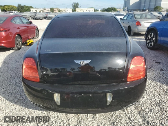 2006 Bentley Flying Spur with VIN SCBBR53W96C031785, listed as a Copart auction lot 81912514 with 58,606 mi miles and Salvage Title. Bid and sale history available at DreamBid. Image 6.
