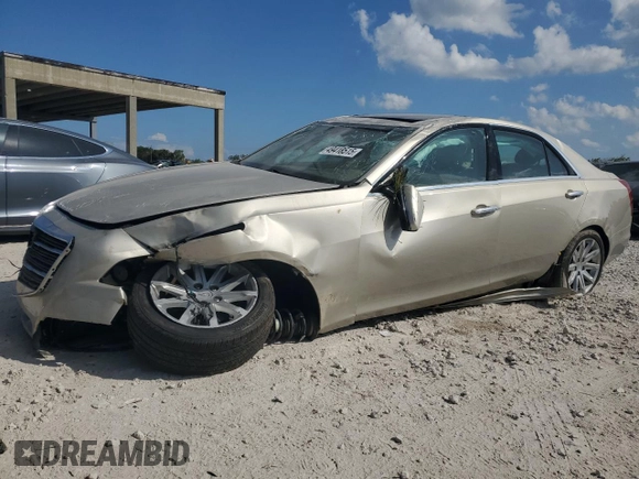 2015 Cadillac CTS Luxury RWD with VIN 1G6AR5SXXF0125522, listed as a Copart auction lot 49418515 with 75,331 mi miles and Salvage Title. Bid and sale history available at DreamBid. Image 1.