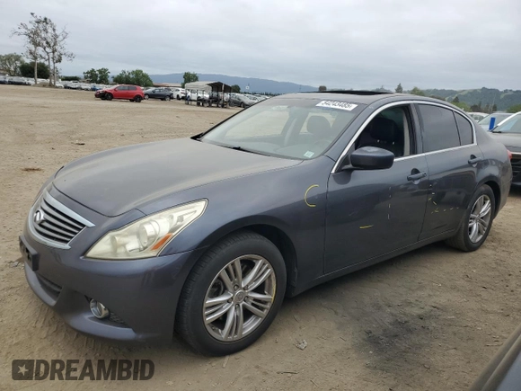 2012 Infiniti G25 Journey with VIN JN1DV6AP4CM810216, listed as a Copart auction lot 54243485 with 91,939 mi miles and Salvage Title. Bid and sale history available at carsss.com. Image 1.