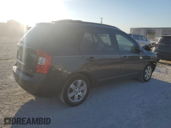 2008 Kia Rondo LX with VIN KNAFG525187201854, listed as a Copart auction lot 74352904 with 127,716 mi miles and Salvage Title. Bid and sale history available at carsss.com. Image 3.