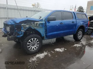 2019 Ford Ranger XL with VIN 1FTER4FH6KLA55523, listed as a Copart auction lot 53839545 with 16,847 mi miles and Salvage Title. Bid and sale history available at carsss.com. Image 1.