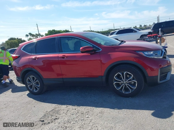 2022 Honda CR-V EX with VIN 7FARW1H53NE024446, listed as a IAAI auction lot 41853249 with 16,896 mi miles. Bid and sale history available at carsss.com. Image 13.
