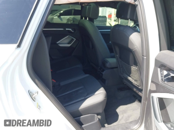 2021 Audi Q3 S line Premium with VIN WA1DECF37M1055948, listed as a IAAI auction lot 42141007 with 48,763 mi miles and . Bid and sale history available at DreamBid. Image 8.