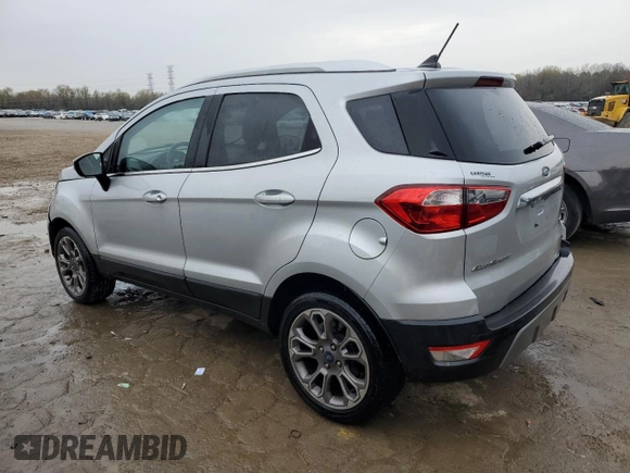 2019 Ford EcoSport Titanium with VIN MAJ3S2KE0KC274771, listed as a Copart auction lot 48103224 with 36,121 mi miles and Salvage Title. Bid and sale history available at DreamBid. Image 2.