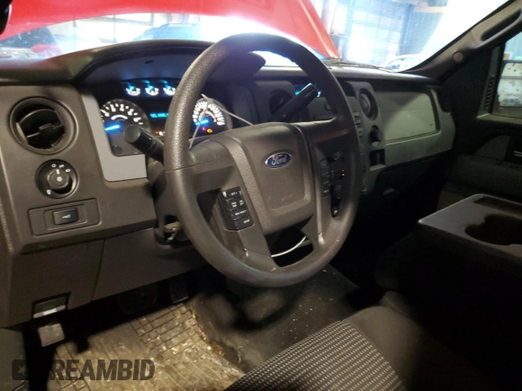 2014 Ford F-150 XL with VIN 1FTMF1CM6EKF44311, listed as a Copart auction lot 46420765 with 96,895 mi miles and Salvage Title. Bid and sale history available at carsss.com. Image 8.