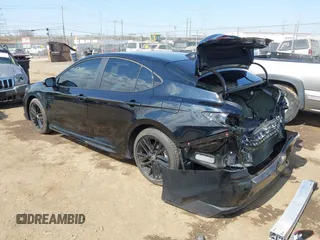 2025 Toyota Camry LE with VIN 4T1DAACK8SU087087, listed as a IAAI auction lot 41786593 with 4,901 mi miles and . Bid and sale history available at DreamBid. Image 3.