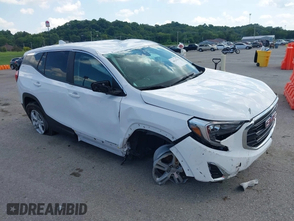 2021 GMC Terrain SLE with VIN 3GKALTEV6ML374255, listed as a IAAI auction lot 40129151 with 87,540 mi miles and . Bid and sale history available at carsss.com. Image 1.