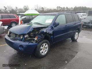 2002 Toyota Highlander with VIN JTEGF21A520058345, listed as a IAAI auction lot 41567610 with 117,736 mi miles. Bid and sale history available at carsss.com. Image 17.