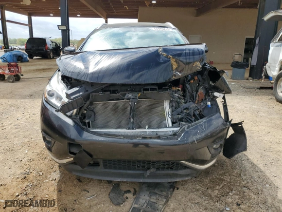 2017 Nissan Murano Platinum with VIN 5N1AZ2MG3HN125209, listed as a Copart auction lot 51776745 with 56,825 mi miles and Salvage Title. Bid and sale history available at carsss.com. Image 5.