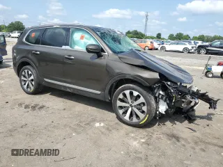2022 Kia Telluride S z VIN 5XYP64HC1NG257897, wystawiony jako Copart lot #59868225 z przebiegiem 86 096 mil mil oraz Szkoda całkowita • Salvage title. Historia ofert i sprzedaży dostępna na DreamBid. Obrazek 4.