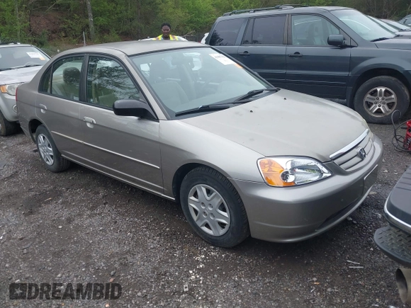 2003 Honda Civic LX z VIN 2HGES16513H521724, wystawiony jako IAAI lot #41807425 z przebiegiem 201 049 mil mil oraz . Historia ofert i sprzedaży dostępna na DreamBid. Obrazek 1.