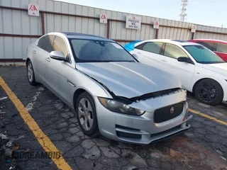 2018 Jaguar XE with VIN SAJAR4FN0JCP33509, listed as a IAAI auction lot 41105100 with 74,603 mi miles and . Bid and sale history available at DreamBid. Image 1.