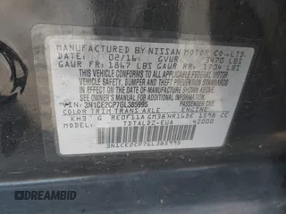 2016 Nissan Note S с VIN 3N1CE2CP7GL385995, выставлен на аукционе IAAI как лот 40708323 с пробегом 119 571 миль миль и . История ставок и продаж доступна на DreamBid. Изображение 9.