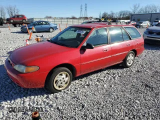 1997 Ford Escort LX with VIN 3FALP15P6VR168324, listed as a Copart auction lot 79995354 with 63,400 mi miles and Clean Title. Bid and sale history available at carsss.com. Image 1.