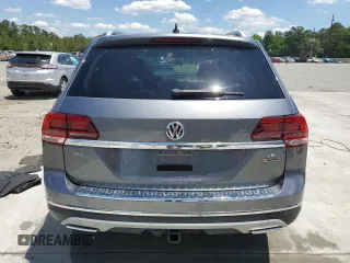 2019 Volkswagen Atlas SEL with VIN 1V2MR2CAXKC569168, listed as a Copart auction lot 55638455 with 86,582 mi miles and Salvage title. Bid and sale history available at DreamBid. Image 6.