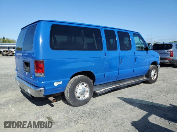 2014 Ford Econoline Cargo with VIN 1FMNE3BL0EDA57875, listed as a Copart auction lot 51648615 with 250,398 mi miles and Clean Title. Bid and sale history available at DreamBid. Image 3.