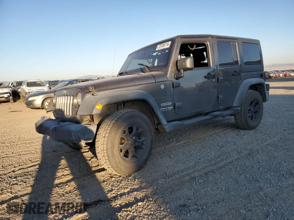 2018 Jeep Wrangler JK Unlimited Sport S with VIN 1C4BJWDG3JL926599, listed as a Copart auction lot 73749114 with 88,982 mi miles and Salvage Title. Bid and sale history available at carsss.com. Image 1.