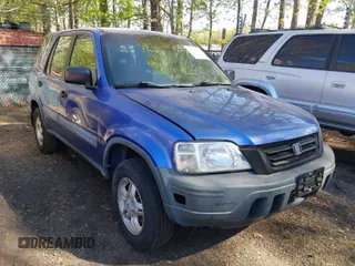2001 Honda CR-V LX with VIN JHLRD17411C055750, listed as a IAAI auction lot 42054722 with 280,723 mi miles. Bid and sale history available at carsss.com. Image 1.