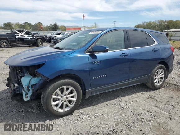 2019 Chevrolet Equinox LT with VIN 2GNAXKEV8K6123272, listed as a Copart auction lot 50125825 with 84,814 mi miles and Salvage Title. Bid and sale history available at DreamBid. Image 1.