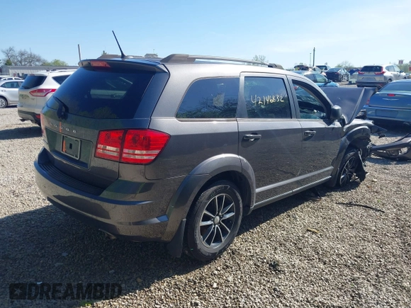 2017 Dodge Journey SE with VIN 3C4PDCAB3HT683525, listed as a IAAI auction lot 42146832 with Not Provided miles and . Bid and sale history available at DreamBid. Image 4.