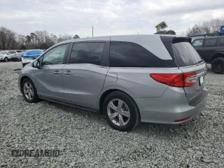 2019 Honda Odyssey EX-L with VIN 5FNRL6H72KB036411, listed as a Copart auction lot 43277355 with 76,244 mi miles and Salvage Title. Bid and sale history available at DreamBid. Image 2.