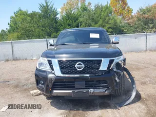2020 Nissan Armada SL with VIN JN8AY2ND6L9108907, listed as a IAAI auction lot 40211000 with 95,404 mi miles. Bid and sale history available at carsss.com. Image 12.