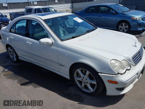 2007 Mercedes-Benz C 230 Sport with VIN WDBRF52H67A929926, listed as a IAAI auction lot 42008501 with 188,076 mi miles and . Bid and sale history available at DreamBid. Image 1.