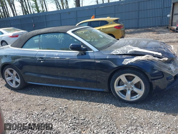 2016 Audi A5 Premium Plus with VIN WAUM2AFH2GN005516, listed as a IAAI auction lot 42181132 with 60,280 mi miles. Bid and sale history available at carsss.com. Image 13.