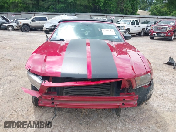 2012 Ford Mustang V6 with VIN 1ZVBP8EM5C5286673, listed as a IAAI auction lot 42172106 with 207,627 mi miles and . Bid and sale history available at DreamBid. Image 13.