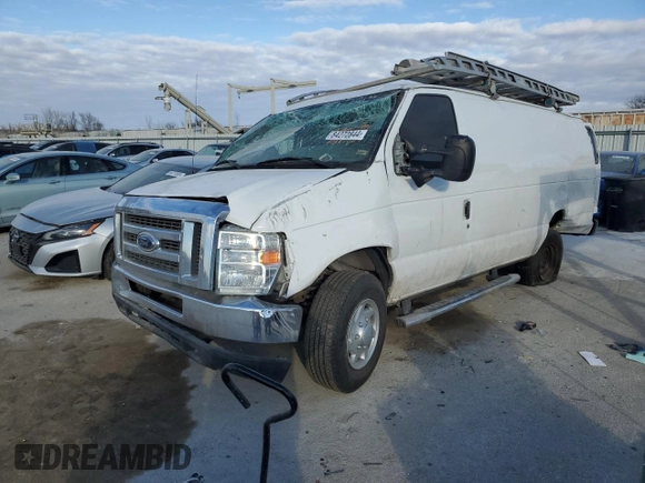 2012 Ford Econoline Cargo Super Duty Commercial z VIN 1FTSS3EL4CDB08755, wystawiony jako Copart lot #84272844 z przebiegiem Nie podano mil oraz Szkoda całkowita • Salvage title. Historia ofert i sprzedaży dostępna na DreamBid. Obrazek 1.