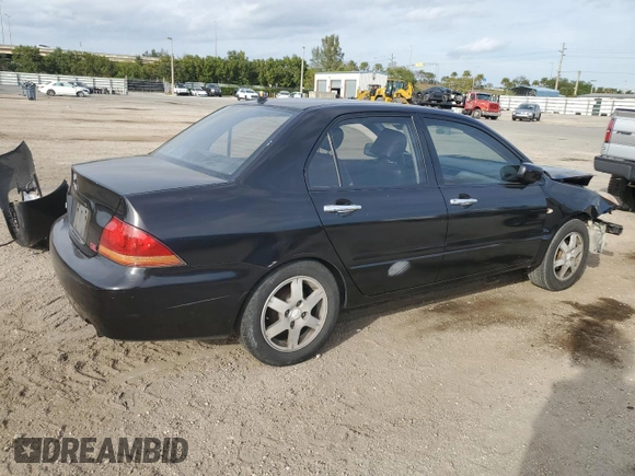 2006 Mitsubishi Lancer ES with VIN JA3AJ26E86U068501, listed as a Copart auction lot 43342174 with 146,621 mi miles and Salvage Title. Bid and sale history available at carsss.com. Image 3.