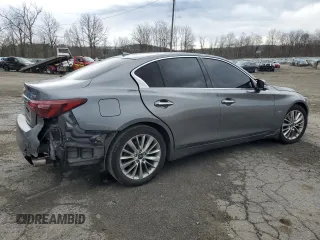 2019 Infiniti Q50 Luxe с VIN JN1EV7AR8KM594199, выставлен на аукционе Copart как лот 53190725 с пробегом 82 879 миль миль и Списание • Salvage title. История ставок и продаж доступна на DreamBid. Изображение 3.