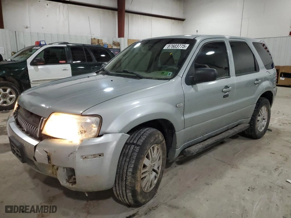 2005 Mercury Mariner Luxury with VIN 4M2CU57135DJ00228, listed as a Copart auction lot 87603775 with 169,099 mi miles and Salvage Title. Bid and sale history available at carsss.com. Image 1.