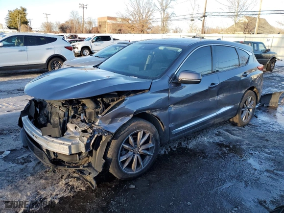 2020 Acura RDX w/Technology Pkg with VIN 5J8TC2H58LL009615, listed as a Copart auction lot 45537435 with 0 mi miles and Salvage Title. Bid and sale history available at carsss.com. Image 1.