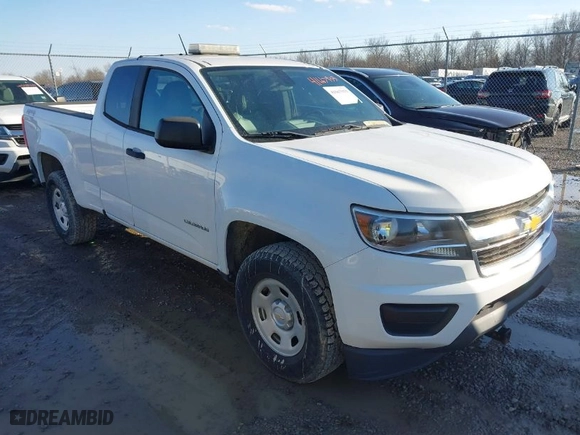 2019 Chevrolet Colorado 4WD Work Truck with VIN 1GCHTBEN0K1152707, listed as a IAAI auction lot 41667933 with 105,816 mi miles. Bid and sale history available at carsss.com. Image 1.