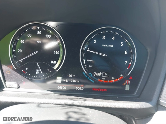 2019 BMW X2 xDrive28i with VIN WBXYJ5C59K5N73654, listed as a IAAI auction lot 41729862 with 66,600 mi miles. Bid and sale history available at carsss.com. Image 7.
