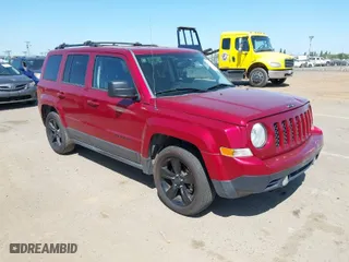 2014 Jeep Patriot Sport with VIN 1C4NJPBAXED848307, listed as a IAAI auction lot 42030605 with 1 mi miles. Bid and sale history available at carsss.com. Image 1.
