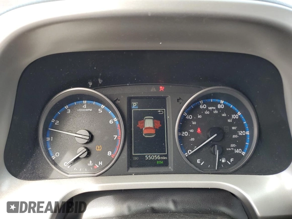 2018 Toyota RAV4 XLE with VIN 2T3RFREV0JW725903, listed as a Copart auction lot 48519955 with 55,056 mi miles and Salvage Title. Bid and sale history available at DreamBid. Image 9.