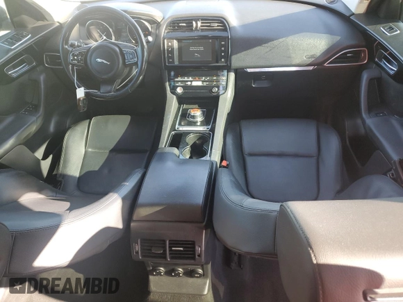 2017 Jaguar F-Pace 35t Premium with VIN SADCJ2BV5HA047548, listed as a Copart auction lot 48497515 with 169,447 mi miles and Salvage Title. Bid and sale history available at DreamBid. Image 8.