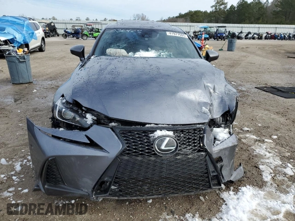 2020 Lexus IS with VIN JTHGZ1B23L5036408, listed as a Copart auction lot 41977605 with 0 mi miles and Salvage Title. Bid and sale history available at carsss.com. Image 5.