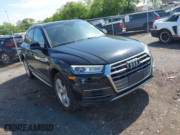 2018 Audi Q5 Premium with VIN WA1ANAFY1J2003708, listed as a IAAI auction lot 42116637 with 60,813 mi miles and . Bid and sale history available at DreamBid. Image 1.