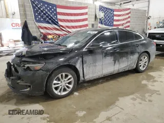 2016 Chevrolet Malibu LT with VIN 1G1ZE5ST6GF350312, listed as a Copart auction lot 46036245 with 116,259 mi miles and Salvage Title. Bid and sale history available at carsss.com. Image 1.