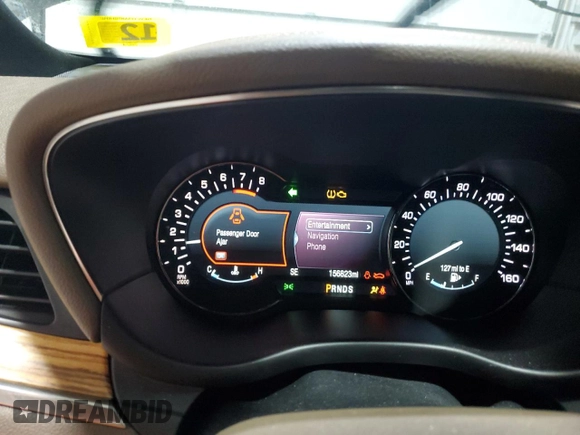 2016 Lincoln MKC Reserve with VIN 5LMTJ3DH2GUJ20714, listed as a Copart auction lot 45224835 with 156,823 mi miles and Salvage Title. Bid and sale history available at DreamBid. Image 9.