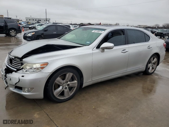 2011 Lexus LS 460 L with VIN JTHGL5EF8B5044574, listed as a Copart auction lot 45136975 with NaN miles and Salvage Title. Bid and sale history available at carsss.com. Image 1.