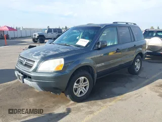 2005 Honda Pilot EX-L with RES with VIN 2HKYF18645H506134, listed as a IAAI auction lot 41169408 with 183,979 mi miles. Bid and sale history available at carsss.com. Image 2.