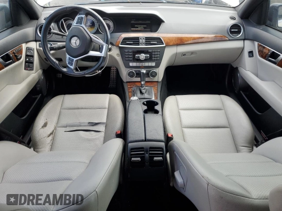 2012 Mercedes-Benz C-Class C 250 Sport with VIN WDDGF4HB8CA616379, listed as a Copart auction lot 51476975 with 165,904 mi miles and Salvage Title. Bid and sale history available at carsss.com. Image 8.