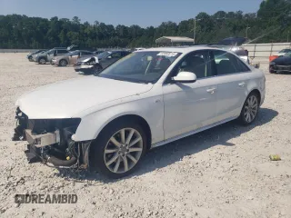 2014 Audi A4 Premium с VIN WAUAFAFL5EN024926, выставлен на аукционе Copart как лот 62060815 с пробегом 72 025 миль миль и Списание • Salvage title. История ставок и продаж доступна на DreamBid. Изображение 1.